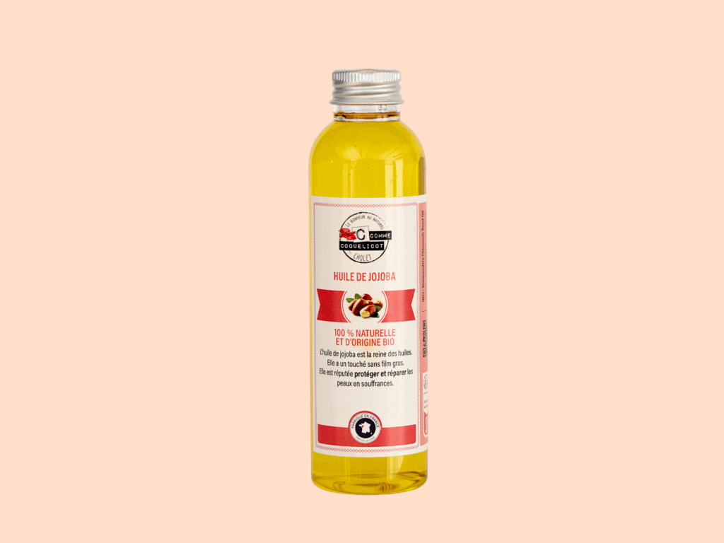 Flacon d'huile de jojoba