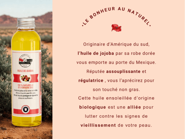 Avantage de l'huile de jojoba