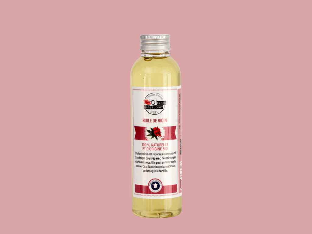 Flacon d'huile de ricin
