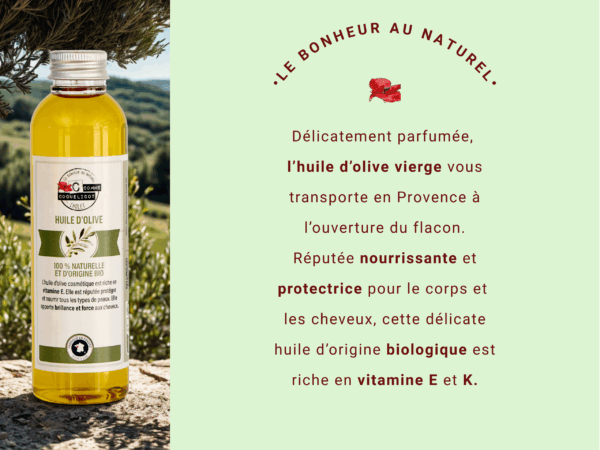 Avantage de l'huile d'olive