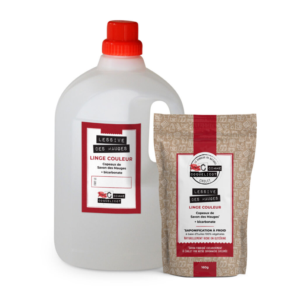 Kit de fabrication de lessive bidon rouge