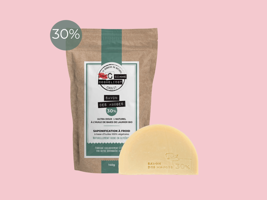 Savon à l'huile de baies de laurier 30%
